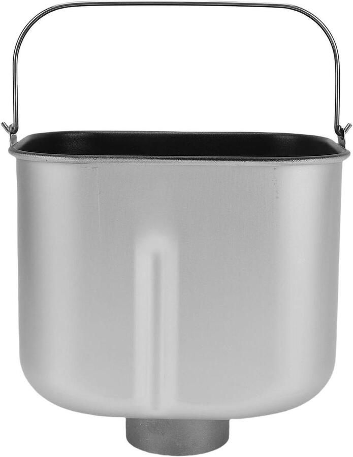 Topiky Vervangende Broodmachine-emmer voor Morphy Richards 48261 48285 48286 Antiaanbaklaag Roestvrij Staal Mengbroodpan Gemakkelijk Schoon Te Maken Binnenpot met Antiaanbaklaag voor Broodbakmachine