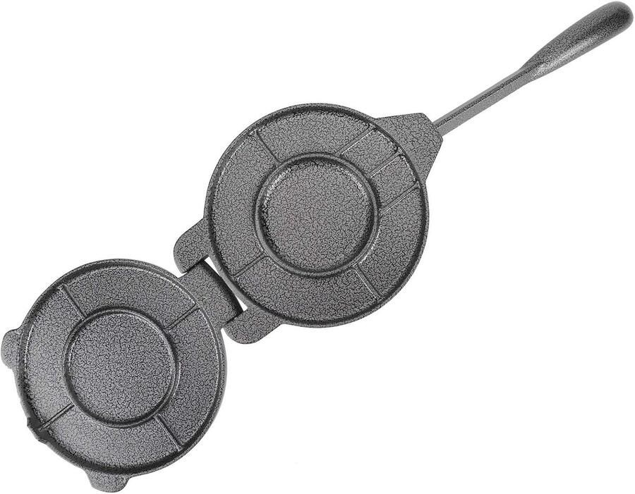 Tortilla Maker Deeg Pers Maïs Tortillas Maken Gietijzeren Kwaliteit 16.5 cm Diameter Grijs