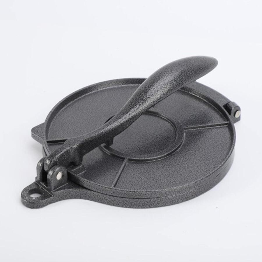 Tortilla Maker Deegpers Pannenkoek Zelfgemaakte Wraps Duurzaam Aluminium 16 cm Set Zwart