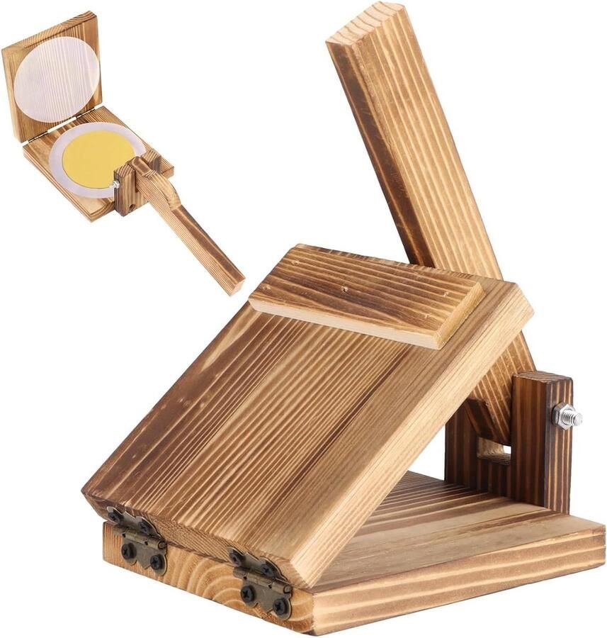 Tortilla Maker Deegpers Zelfgemaakte Tortilla's Massief Hardhout 165 cm Bruin