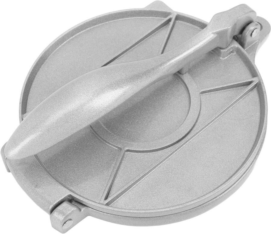 Tortilla Maker Maïs Pers Handgemaakte Taarten Efficiënte Deegpers 24 x 21 x 8 cm Zilver