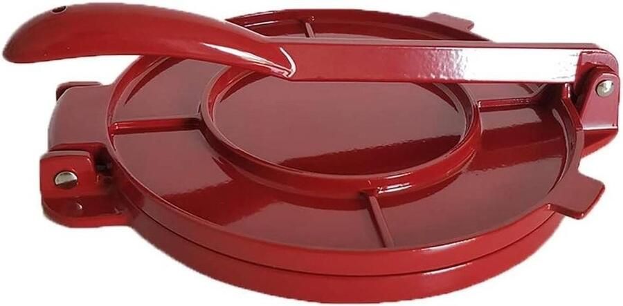 Tortilla Pers Deeg Apparaat Thuis Tortillas Maken Opvouwbaar Ontwerp 8 Inch Rood