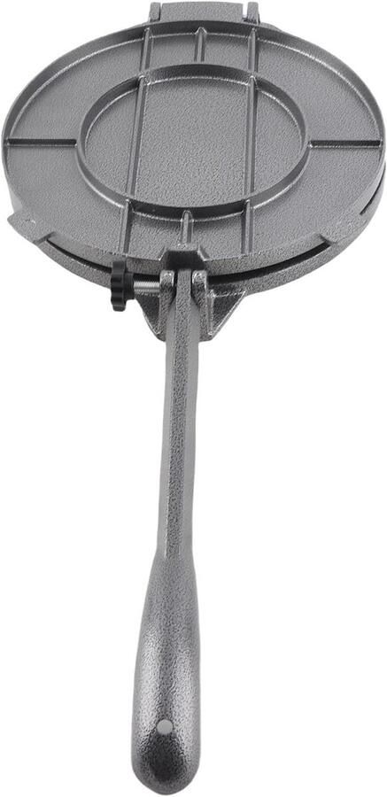 Tortilla Pers Deeg Maker Platbrood Maken Duurzame Constructie 20cm Zwart