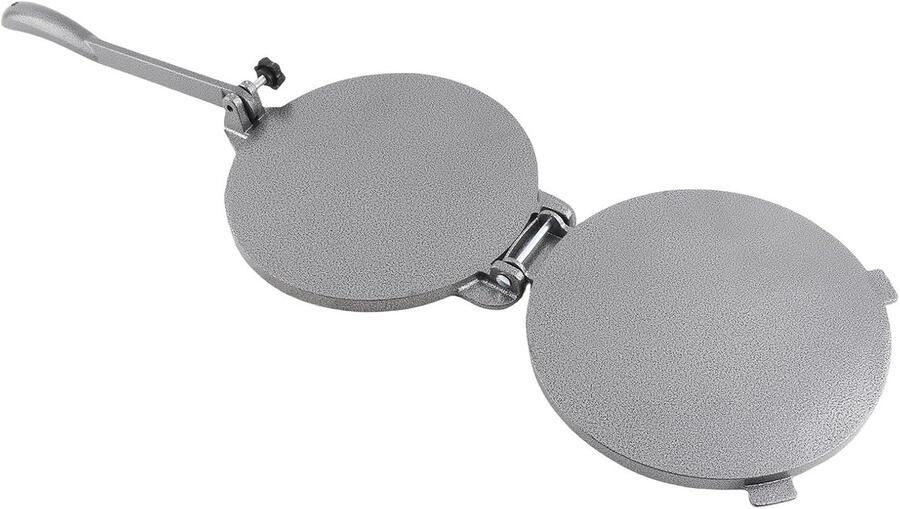 Tortilla Pers Deeg Maker Taarten Bakken Handmatige Bediening 20 cm Zwart