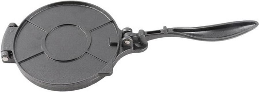 Tortilla Pers Deeg Maker Zelf Gebak Maken Duurzaam Aluminium 16cm Diameter Zilverkleurig
