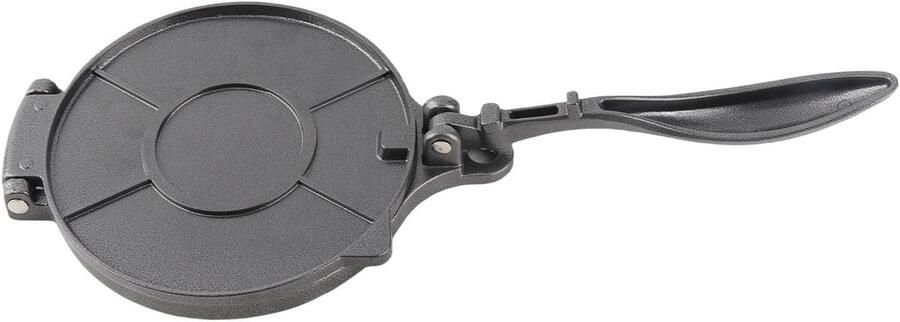Tortilla Pers Deeg Maker Zelf Gebak Maken Duurzaam Aluminium 16cm Diameter Zilverkleurig