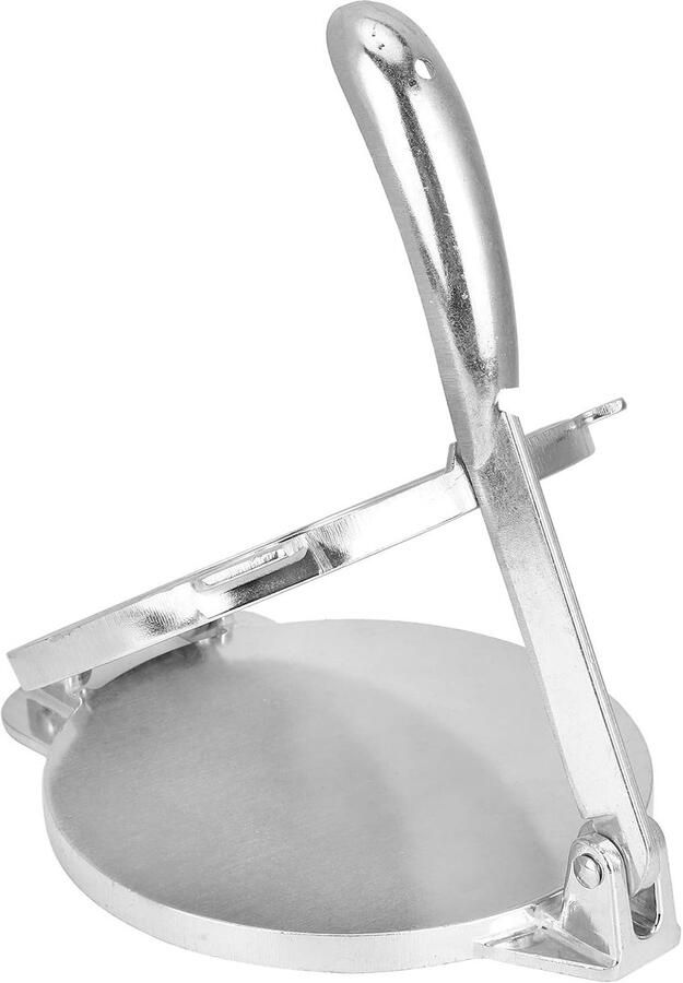 Tortilla Pers Deeg Maker Zelfgemaakte Tortillas Aluminiumlegering 22 x 16 cm Zilver