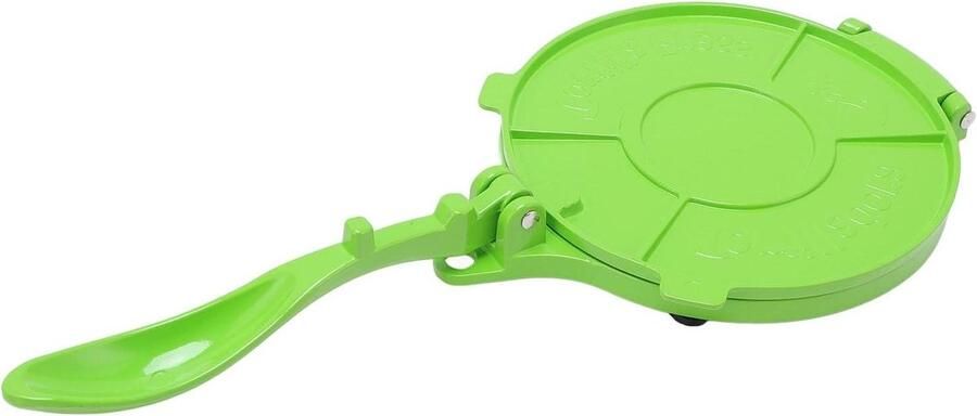 Tortilla Pers Deeg Pers Thuis Koken Ruimtebesparend Ontwerp 23 cm Groen