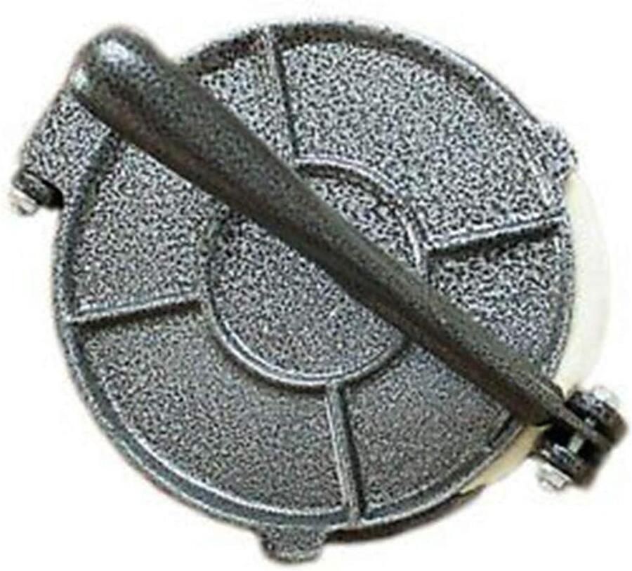 Tortilla Pers Deeg Platmaker Zelf Tortillas Maken Gegoten Aluminium 6.5 inch Rood