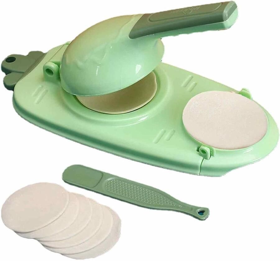 Tortilla Maker Pers DIY Vorm Pastapers Deeg Vormen Ergonomische Constructie 24W x 10H cm Groen - Foto 2