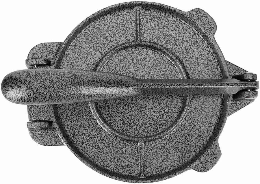 Tortilla Pers Maker Deegpers Aluminium Tortilla's Maken Non-stick Oppervlak 65 Inch Diameter Grijs