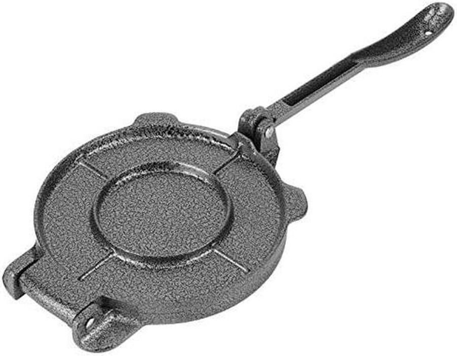 Tortilla Pers Maker Maïs Tortilla Pers Thuis Tortilla's Maken Gietijzeren Constructie 6.5 inch Grijs