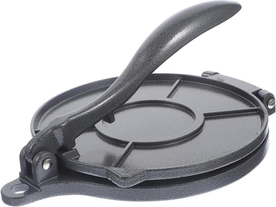 Tortilla Pers Mexicaanse Brood Maker Snel Eten Maken Non-stick Aluminium 600 Grams Grijs