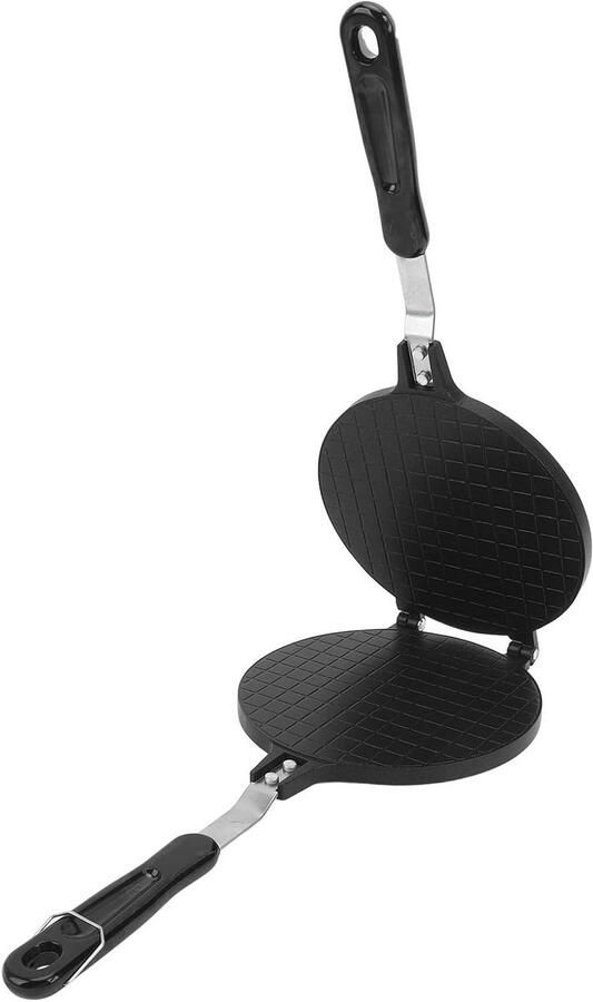 Loempia Perspan Tortilla Pers Pan Flatbreads Maken Dubbelzijdig Antiaanbak 39D x 18B x 3H cm Glanzend