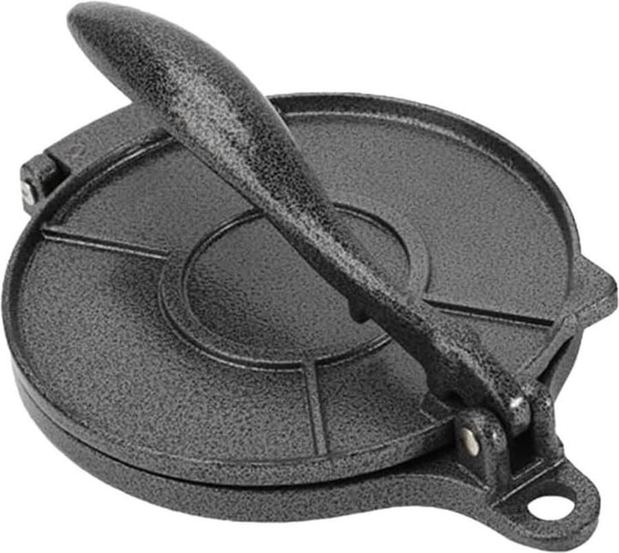 Tortilla Pers Keukengereedschap Maïs Platte Broden Maken Handmatig Robuust Metaal 16 cm Zilver
