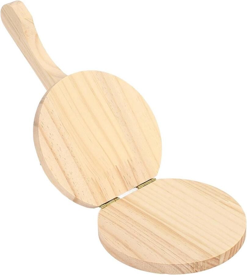 Tortilla Pers Roti Maker Plat Gebak Maken Stevige Houten Constructie 50 x 35 cm Houtkleur