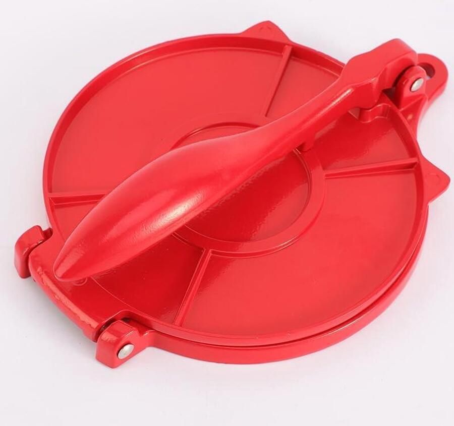 Tortilla Pers Tortilla Maker Zelfgemaakte Tortilla's Gegoten Aluminium 20 cm Grijs