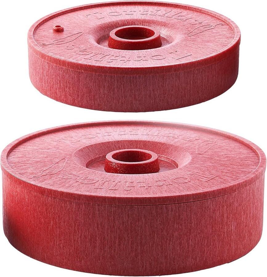 Tortilla Warmer & Pannenkoekenhouder Combinatie van Twee Maten voor Warm Voedsel Magnetron Bestendig Perfect voor Tortilla's Pannenkoeken en Wafels