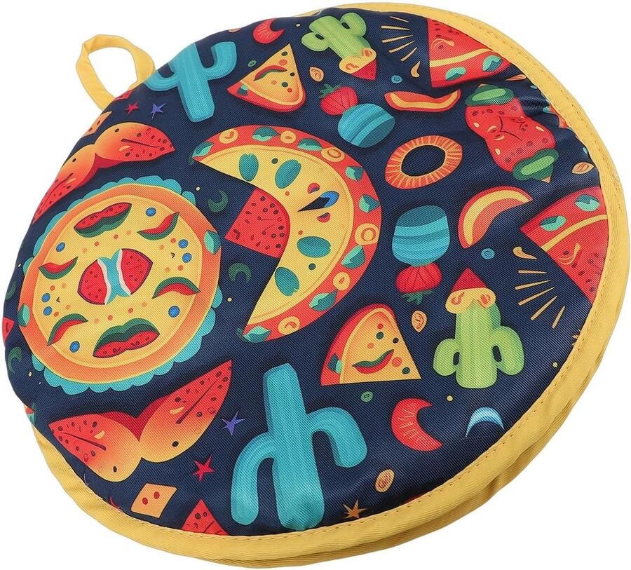 Tortilla Warmer Brood Verwarmer Warm Houden Magnetronbestendig Ontwerp 30 cm Diameter