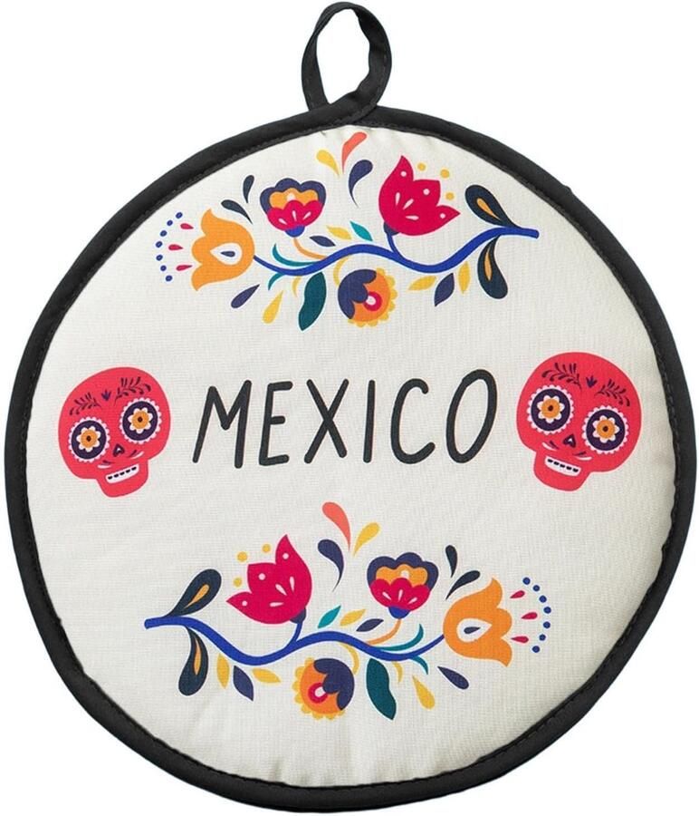 Tortilla Warmer Mexicaanse Voedselhouder Warm Houden Magnetronbestendig 31 x 31 cm Stijl E
