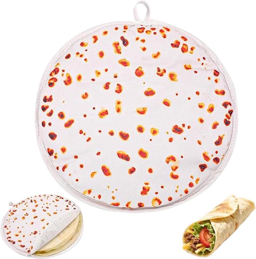 Tortilla Warmer Pannenkoeken Warmer Warm Houden Magnetron Geschikt 30 cm Niet gespecificeerd