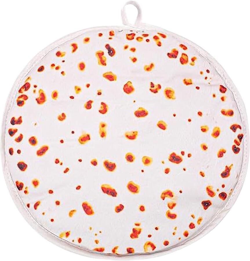 Tortilla Warmer Pouch Pannenkoekzak Houder Tortilla's Warm Houden Magnetronbestendig Ontwerp 30 cm diameter Meerkleurig