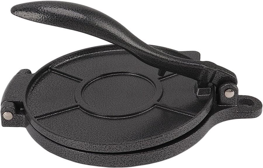 Tortillapers Aluminium Deegpers Tortilla Maker Huisgemaakte Tortillas Maken Handmatig Bedienbaar Ontwerp 16cm Diameter Zilver