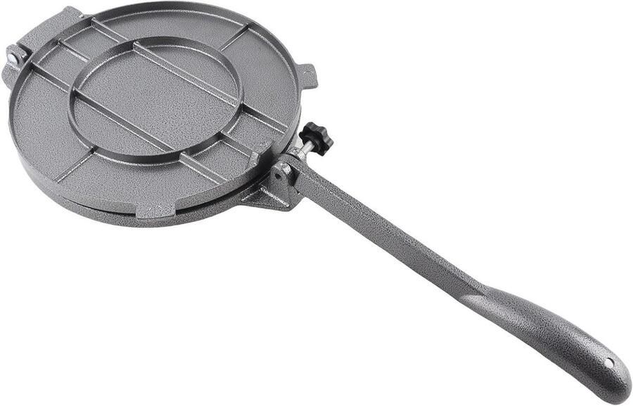 Tortillapers Quesadilla Maker Platbrood Maken Hangend Ontwerp 20cm Zwart
