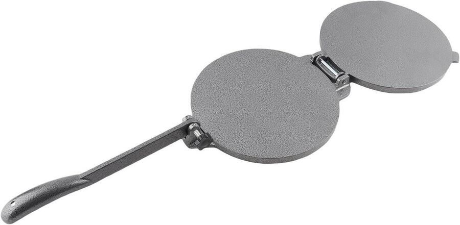 Tortillapers Deegpers Pizzapers Gebak Maken Aluminium Legering 20 cm Zwart