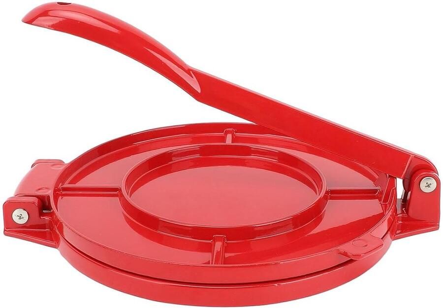 Tortillapers Deegpers Quesadilla Maker Zelf Tortillas Maken Aluminiumlegering 10 Inch Zilver