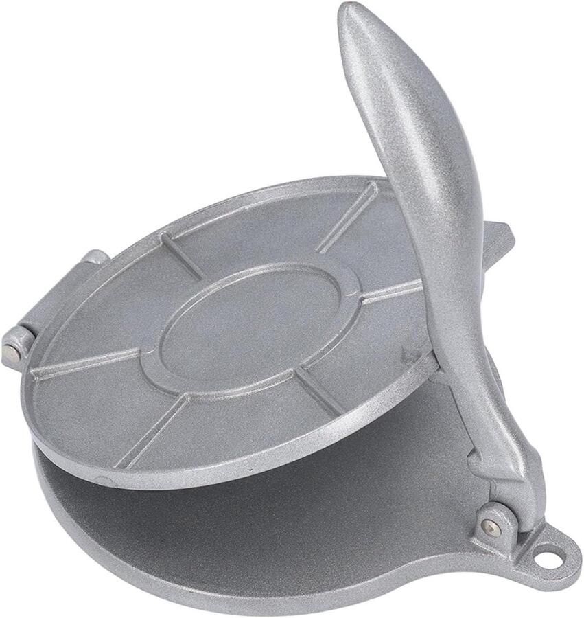 Tortillapers Deegpers Quesadilla Thuis Bakken Aluminiumlegering 21.5 cm Diameter Zilver