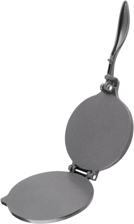 Tortillapers Deegpers Snelle Taartjes Maken Aluminium Legering 16cm Zwart