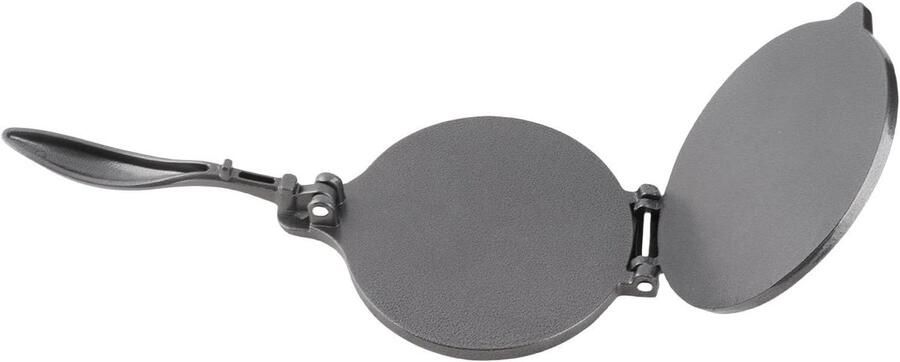 Tortillapers Deegpers Zelf Tortilla's Maken Robuuste Aluminium Constructie 16cm Zwart