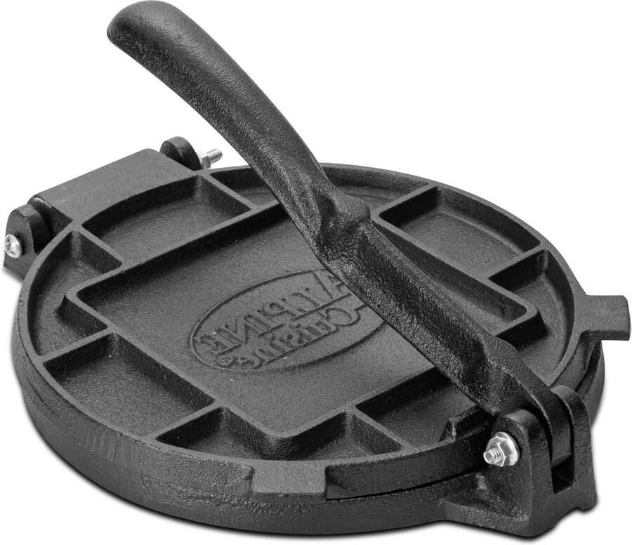 Tortillapers Gietijzer Taco Pers Deeg Vormen Robuuste Constructie 42.5 cm Meerkleurig