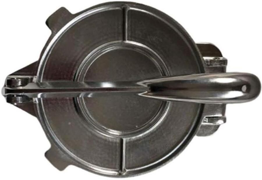Tortillapers Pizza deegpers Plat voedsel maken Anti-aanbaklaag 215 cm Zilver