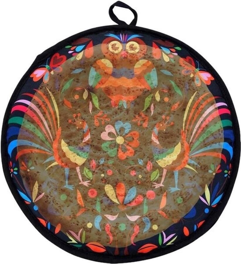Tortillawarmdoek Warmhouder voor brood Maaltijden warm houden Magnetronbestendig 30 cm diameter Lucky Bird