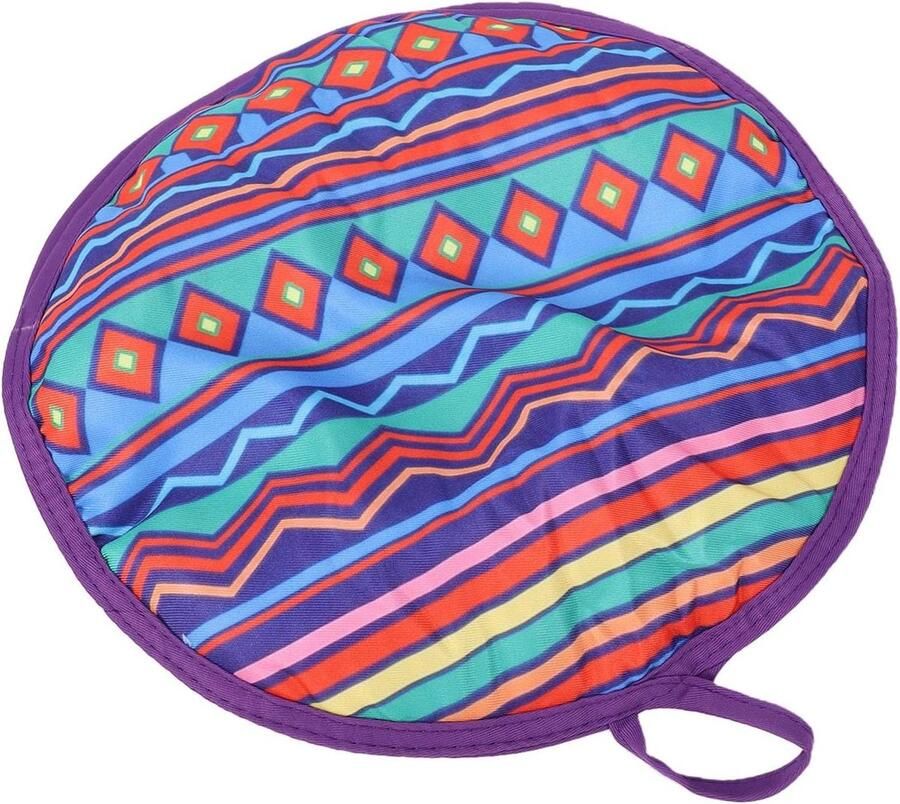 Tortillawarmer Zak Taco Warmer Pita Maaltijden Warm Houden Magnetron Bestendig 30 cm diameter Grijs