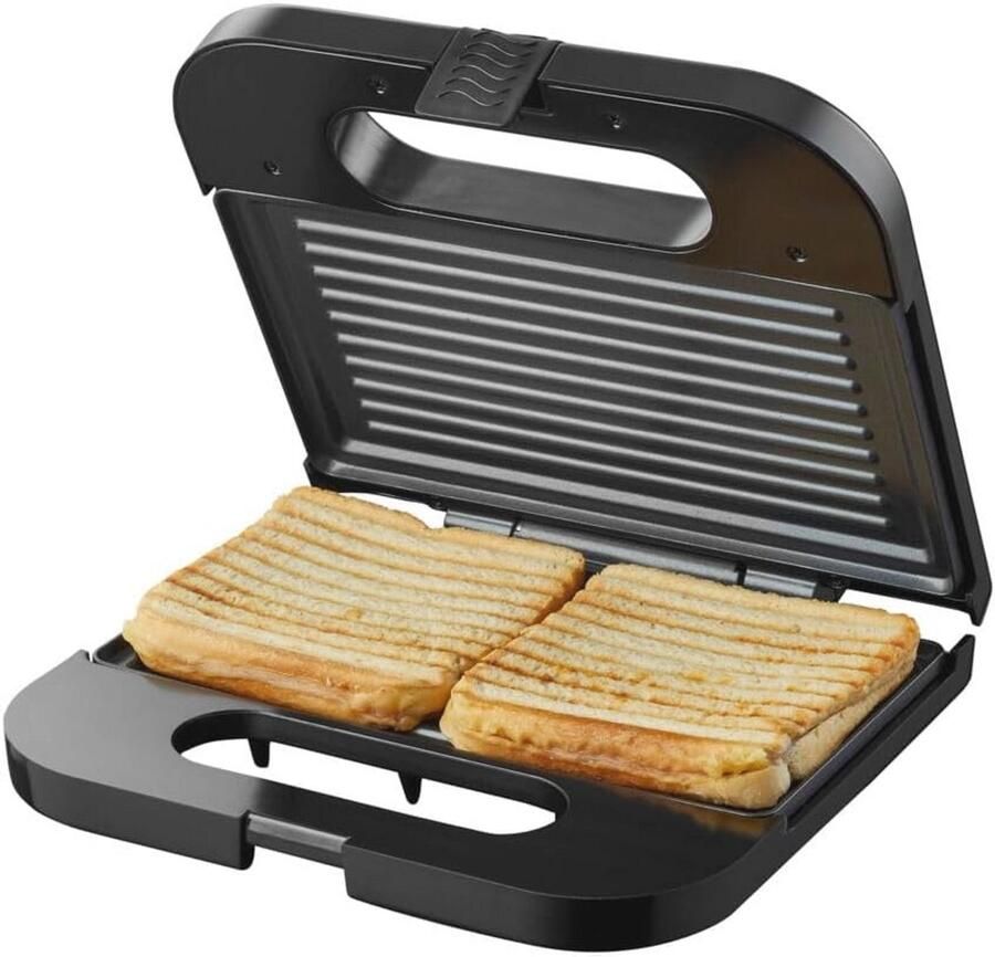 Tosti IJzer met Grillplaten 750 Watt Perfect voor Gezonde Tosti's