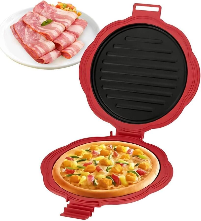 Tosti ijzer Sandwichmaker Grill Ontbijt Snacks Maken Dubbelzijdige Anti-aanbakplaten 27 x 5 x 5 cm null