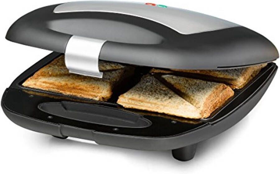 Tosti-ijzer voor knapperige toasts en snacks