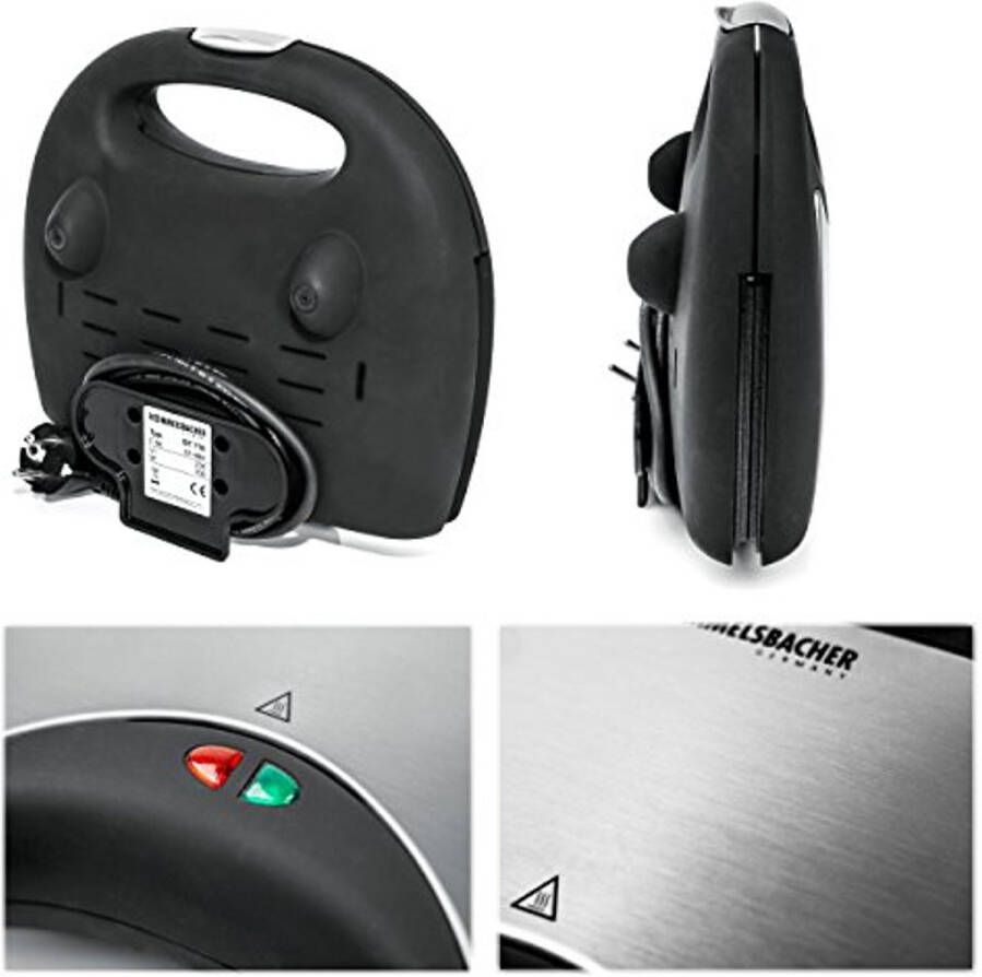 Tosti-ijzer voor perfecte tosti's en snacks - Foto 2