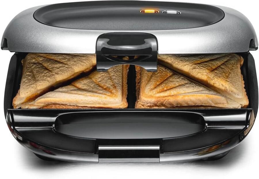 Tosti-ijzer voor XL Sandwiches Krachtige Sandwich Maker Met Eenvoudige Reiniging