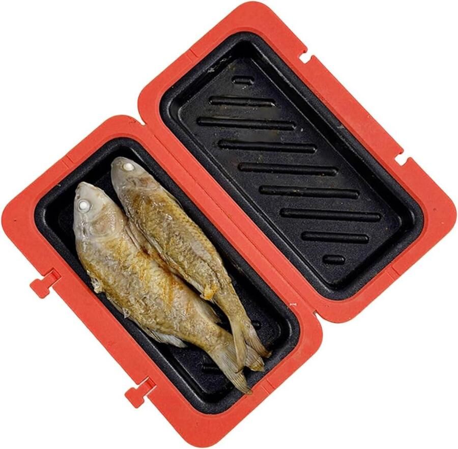 Sandwichmaker Tosti Maker Magnetron Maaltijden Snelle Bereiding 45 x 12 x 45 cm Rood