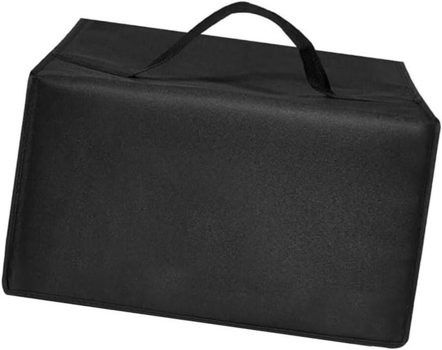 Tostiijzer Hoes Panini Grill Deksel Aanrecht Beschermen Waterdicht Oxford Doek 35x31x18 CM Zwart