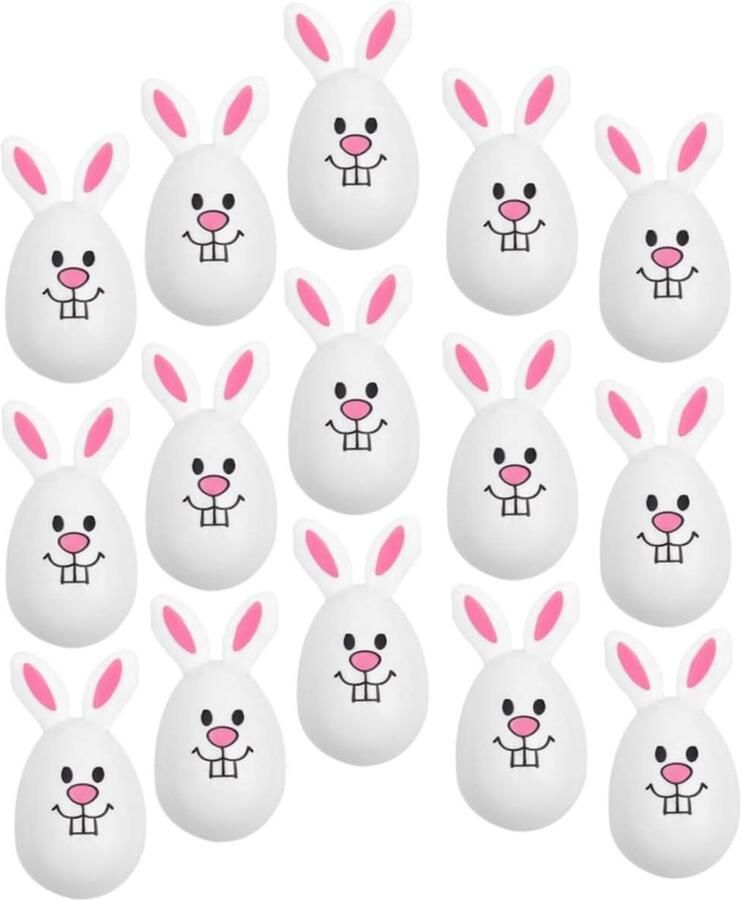 TOYANDONA 24 Pieces Easter Bunny Eggs Gift Boxes Easter Eggs Looking for Party Eggs Easter Eggs Rabbit Shape Plastic Fillable Easter Eggs Plastic Empty Easter Eggs Gacha Candy Box