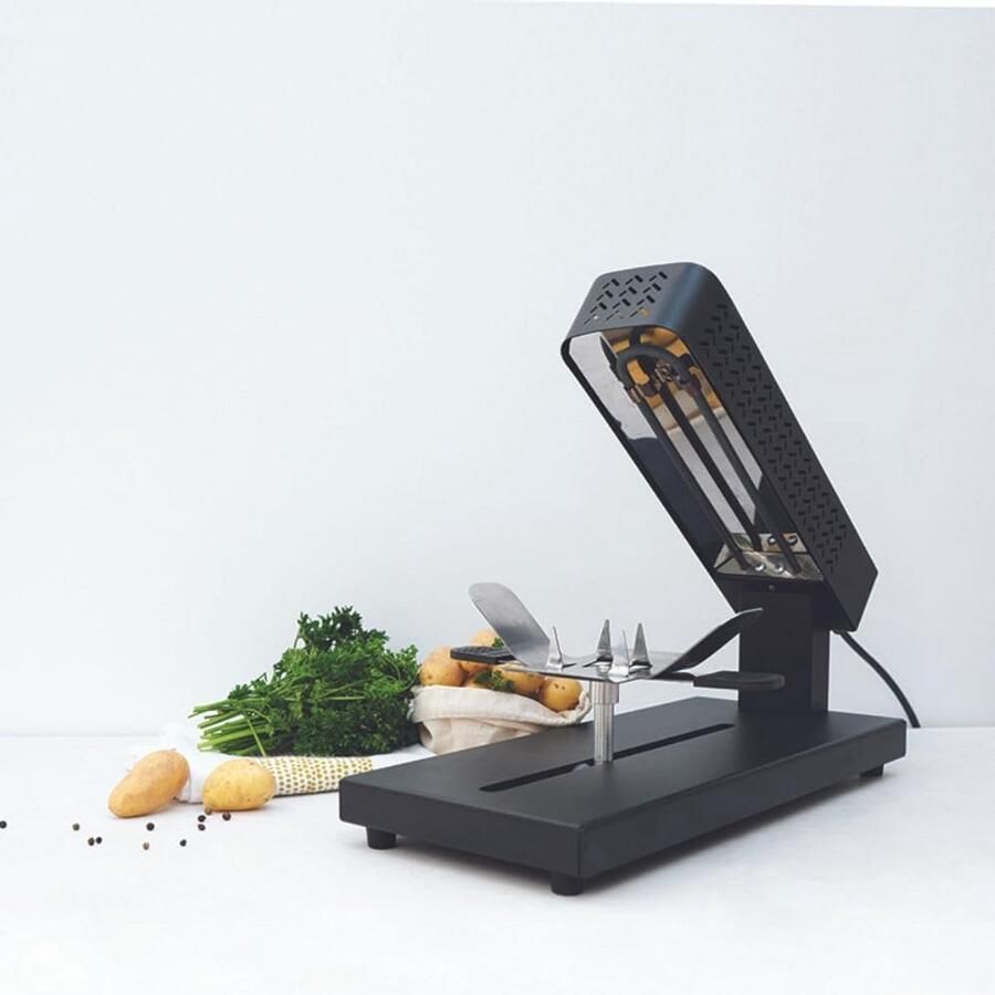 Traditioneel raclette-apparaat voor 6-8 personen Verstelbare kaashouder met 400W vermogen