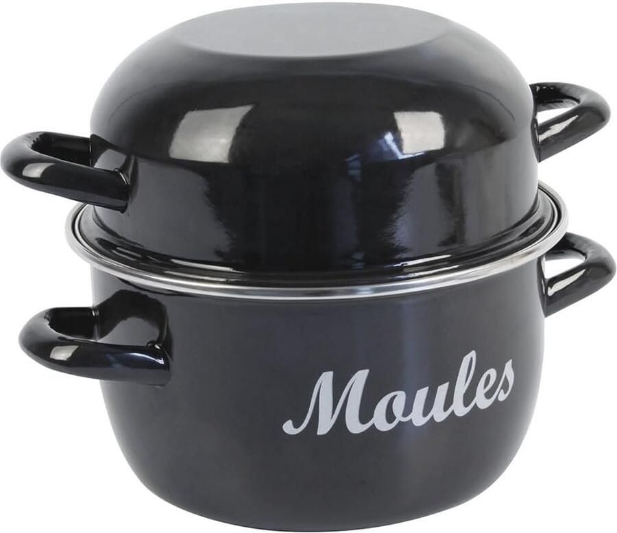 Traditionele bakpan van geëmailleerd staal Ø 20 cm voor alle warmtebronnen