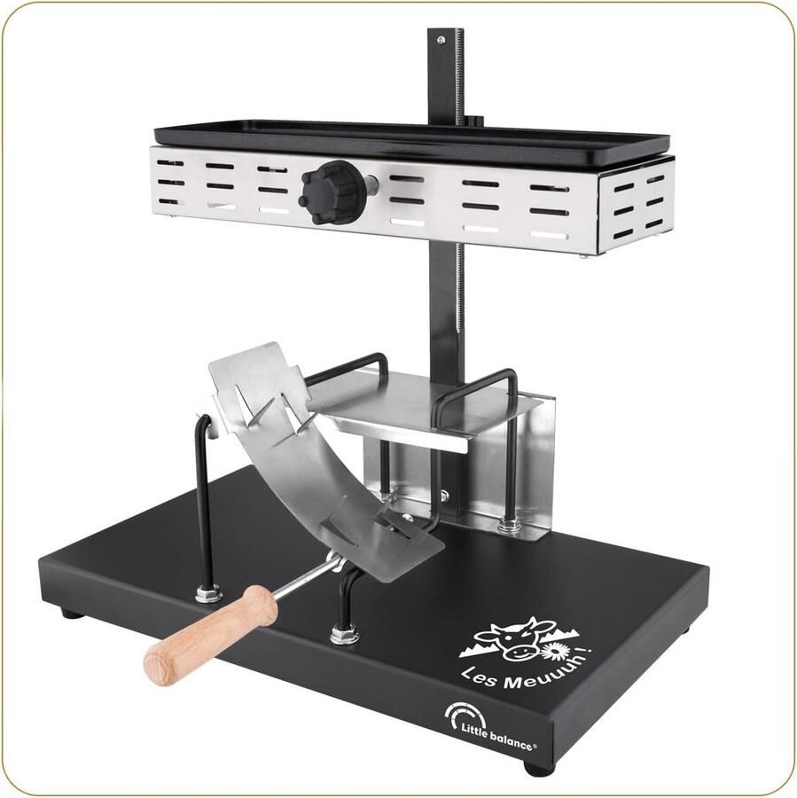 Traditionele Raclette voor Halve Kaasschijf voor 8 Personen met Grillfunctie