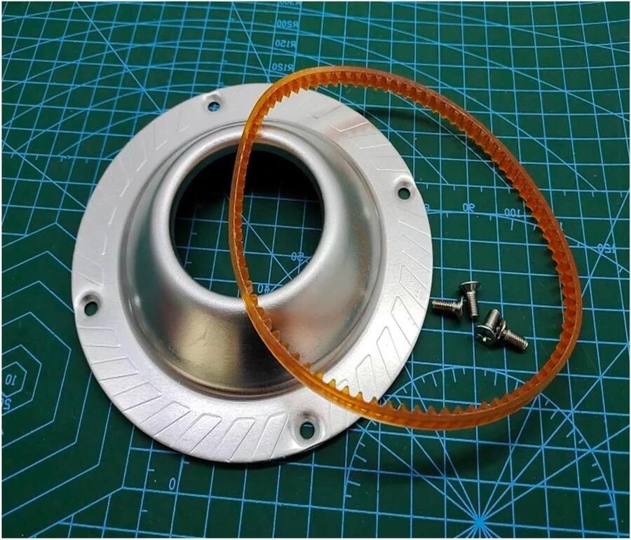 Transmissieriem Suikerspinmachine Onderdeel Verwarming Apparaat Onderhoud Goede Elasticiteit Standaard Maat Zwart