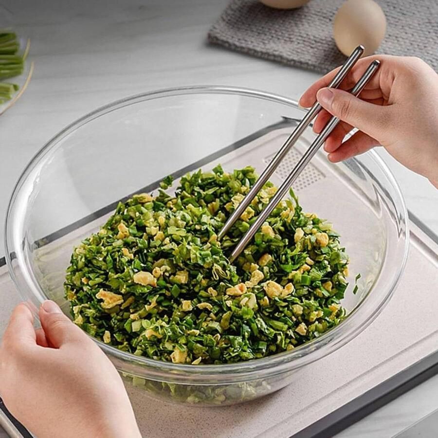Transparante Mengkom Deegkom Keuken Deeg Kneden Ingrediënten Antiaanbaklaag Grote Capaciteit Grote Maat Transparant